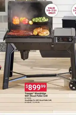 Ace Hardware Traeger Woodridge WiFi Wood Pellet Grill offer