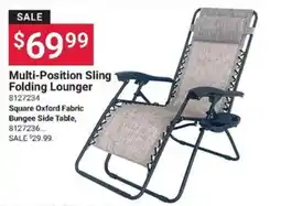 Ace Hardware Multi-Position Sling Folding Lounger offer