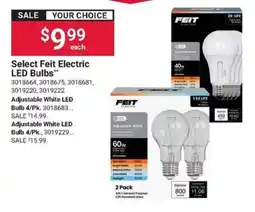 Ace Hardware Select Feit Electric LED Bulbs offer