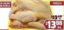 99 Ranch Fresh whole chicken offer