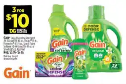 Dollar General Gain liquid laundry detergent offer