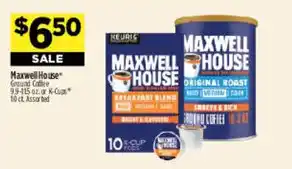 Dollar General Maxwell House ground coffee offer