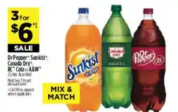 Dollar General Dr Pepper Sunkist Canada Dry RC Cola ASW offer