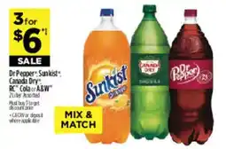 Dollar General Dr Pepper, Sunkist, Canada Dry, RC Cola or ASW offer
