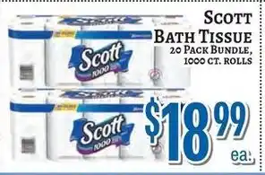 Trade Fair Supermarket Scott bath tissue offer
