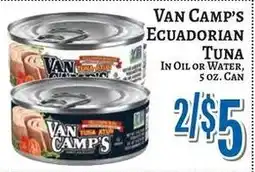 Trade Fair Supermarket Van Camp's Ecuadorian Tuna offer