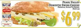 Trade Fair Supermarket Pearl Valley domestic swiss cheese offer