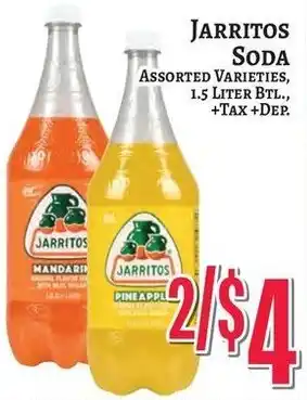 Trade Fair Supermarket Jarritos soda offer