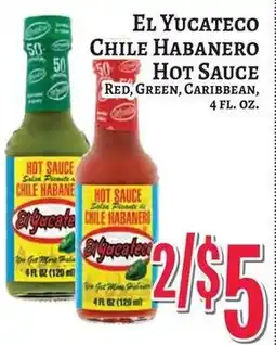 Trade Fair Supermarket El Yucateco Chile Habanero Hot Sauce offer