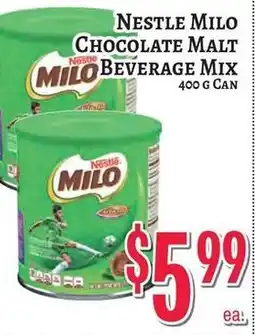 Trade Fair Supermarket Nestle milo chocolate malt beverage mix offer