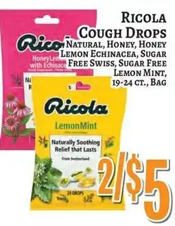 Trade Fair Supermarket Ricola cough drops offer