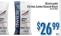 Trade Fair Supermarket Riceland extra long grain rice offer