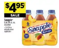 Dollar General Snapple peach tea offer