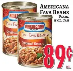 Trade Fair Supermarket Americana plain fava beans offer