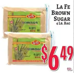 Trade Fair Supermarket La Fe brown sugar offer