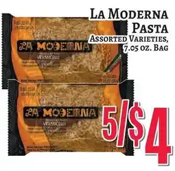 Trade Fair Supermarket La Moderna pasta assorted varieties offer
