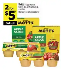 Dollar General Mott's apple sauce offer