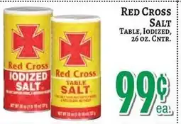 Trade Fair Supermarket Red Cross iodized salt offer