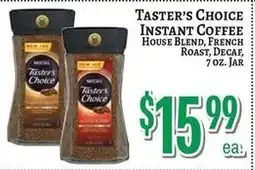 Trade Fair Supermarket Taster's Choice instant coffee offer