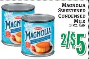 Trade Fair Supermarket Magnolia sweetened condensed milk offer