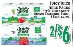 Trade Fair Supermarket Juicy Juice juice packs offer