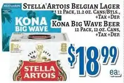 Trade Fair Supermarket Stella Artois belgian lager offer