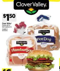 Dollar General Clover Valley hamburger buns offer