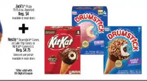 Nestle kitkat drumstick cones or cake pop cones
