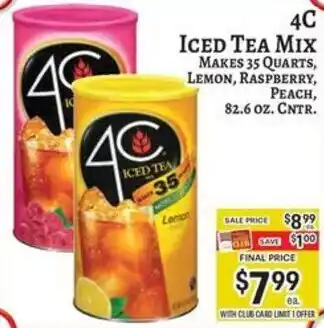 Trade Fair Supermarket 4C Iced Tea Mix offer