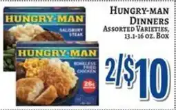 Trade Fair Supermarket Hungry-man dinners offer
