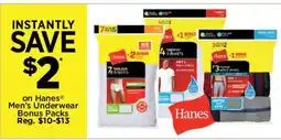 Dollar General Hanes Men's Underwear Bonus Packs offer