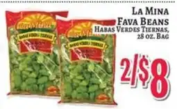 Trade Fair Supermarket La Mina fava beans offer
