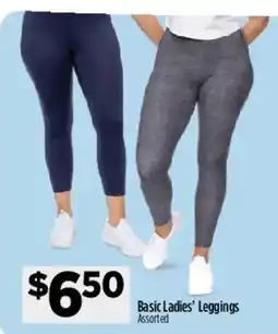 Dollar General Basic Ladies' Leggings offer