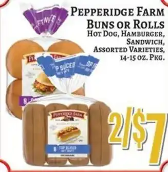 Trade Fair Supermarket Pepperidge Farm Buns or Rolls offer