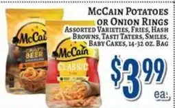 Trade Fair Supermarket McCain potatoes or onion rings offer