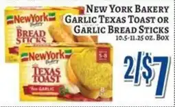 Trade Fair Supermarket New York Bakery Garlic Texas Toast or Garlic Bread Sticks offer