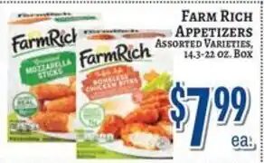 Trade Fair Supermarket Farm Rich appetizers offer