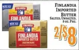 Trade Fair Supermarket Finlandia imported butter offer