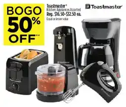 Dollar General Toastmaster kitchen appliances assorted offer