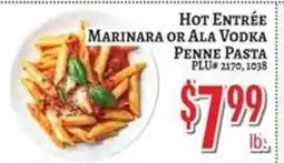 Trade Fair Supermarket Hot Entrée Marinara or Ala Vodka Penne Pasta offer