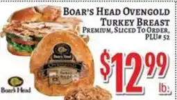 Trade Fair Supermarket Boar's Head Ovengold Turkey Breast offer