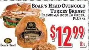 Trade Fair Supermarket Boar's Head Ovengold Turkey Breast offer