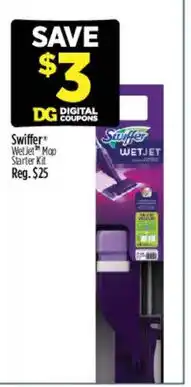 Dollar General Swiffer WetJet Map Starter Kit offer