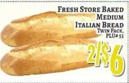 Trade Fair Supermarket Fresh Store Baked Italian Bread offer