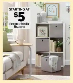 Dollar General Furniture or Foldable Bins Assorted offer