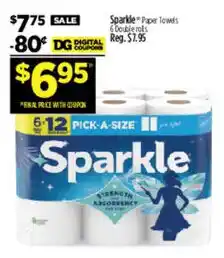 Dollar General Sparkle paper towels offer