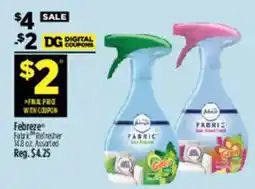 Dollar General Febreze fabric refresher offer