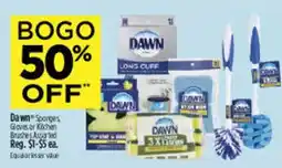 Dollar General Dawn sponges, gloves or kitchen brushes offer