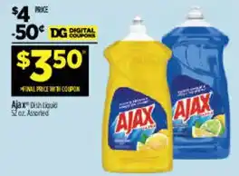Dollar General Ajax dish liquid offer
