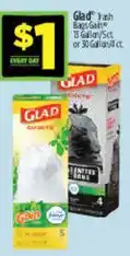 Dollar General Glad trash bags offer